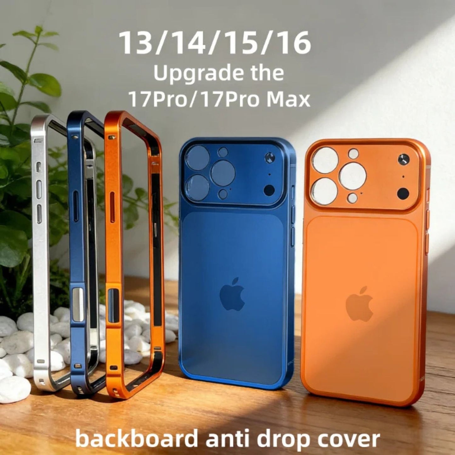 iPhone Metal Converter Case – Metal Bumper & Back Panel