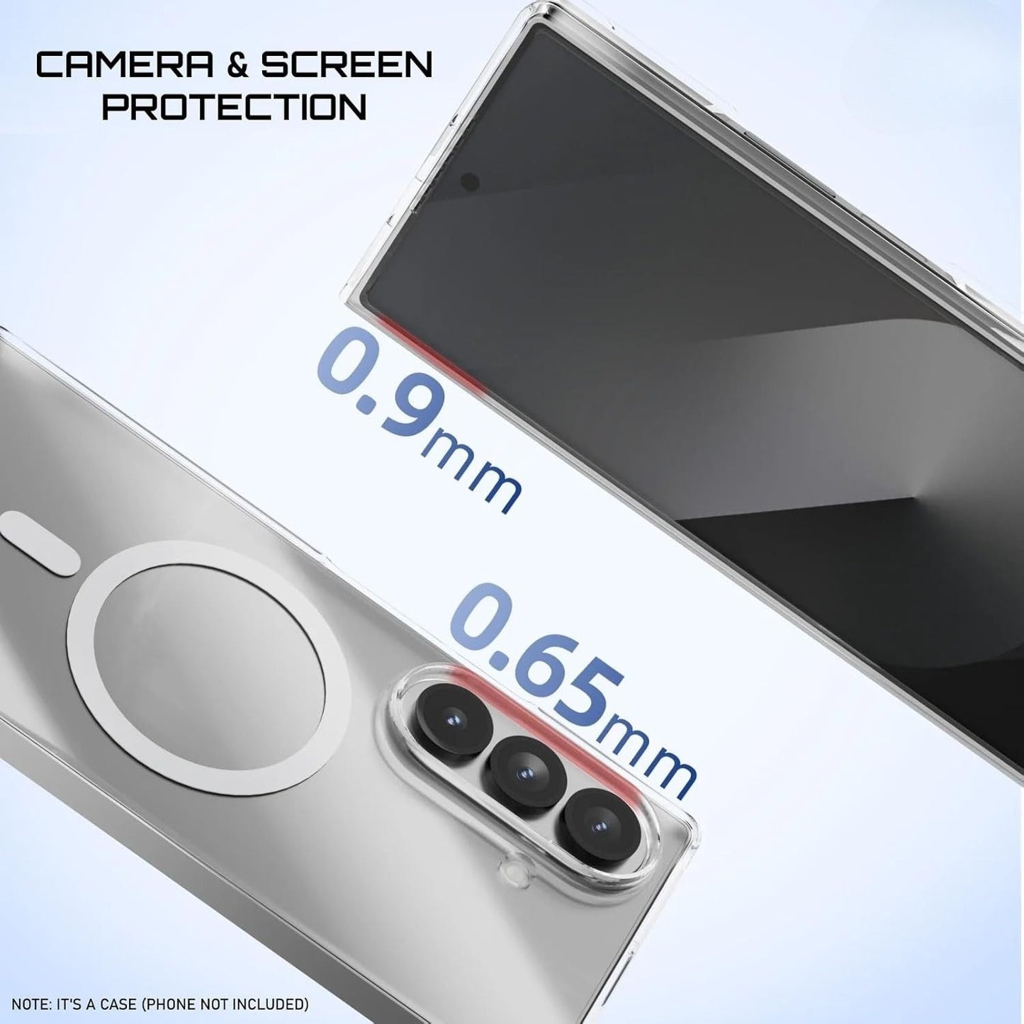 Anti Yellow Magsafe Clear Case for Galaxy Z Fold Series