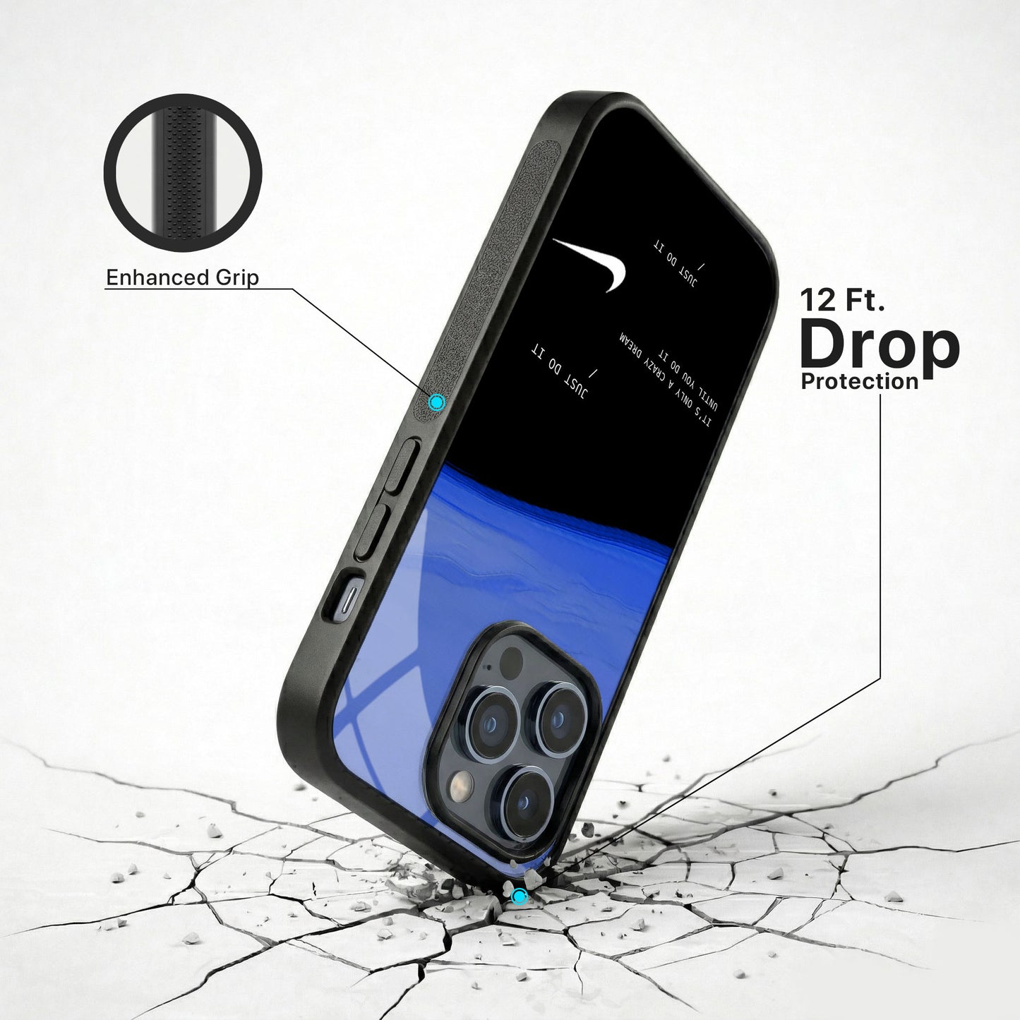 Aura Flow Glass Case - iPhone