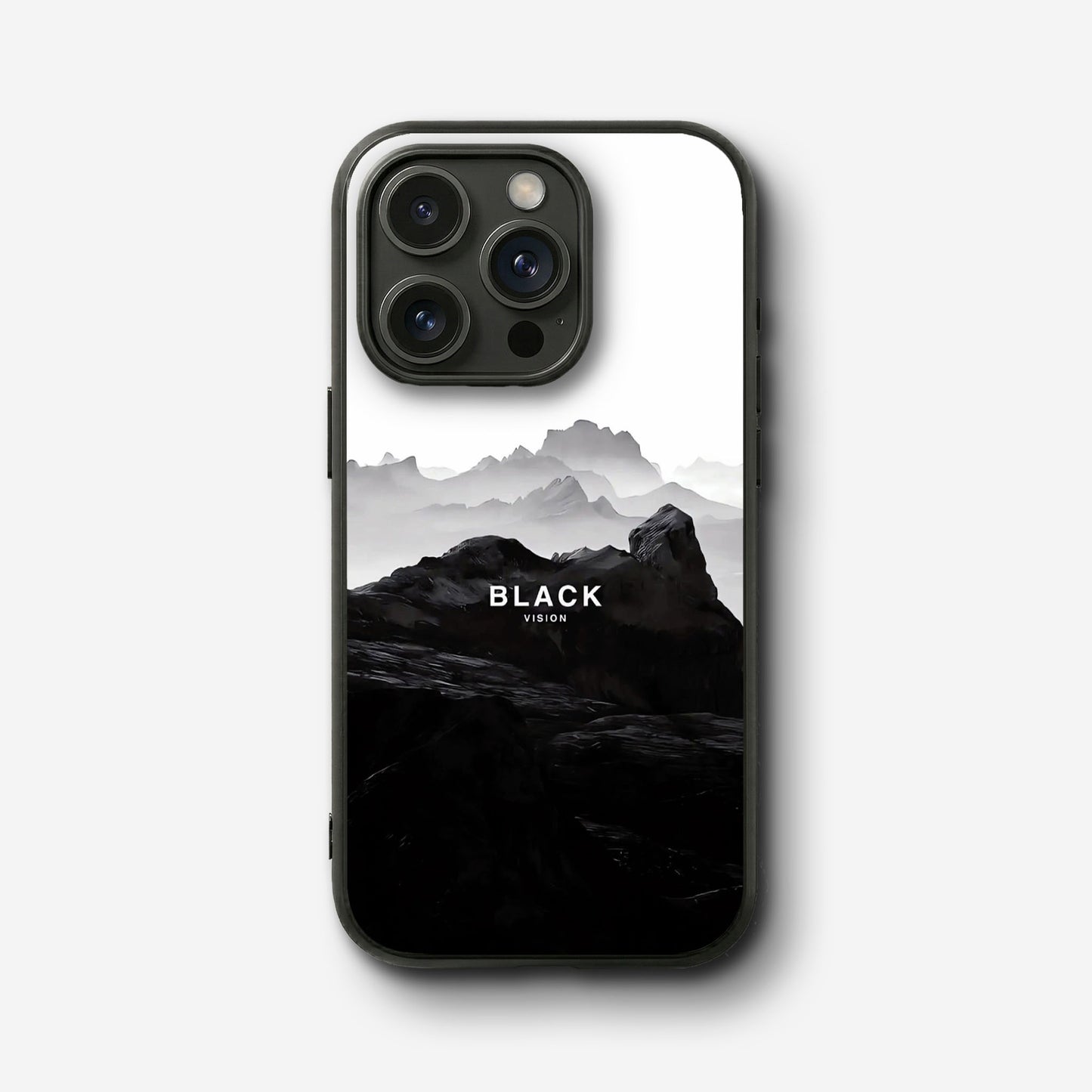 Black Vision Glass Case - iPhone