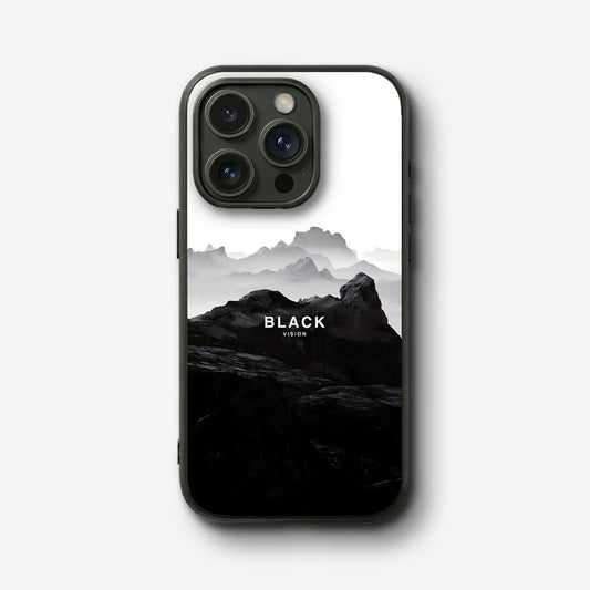 Black Vision Glass Case - iPhone