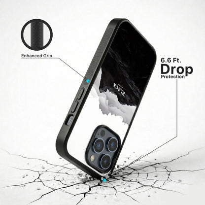 Black Vision Glass Case - iPhone