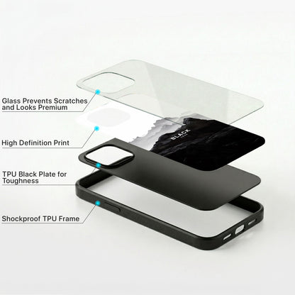 Black Vision Glass Case - iPhone