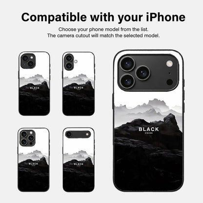 Black Vision Glass Case - iPhone