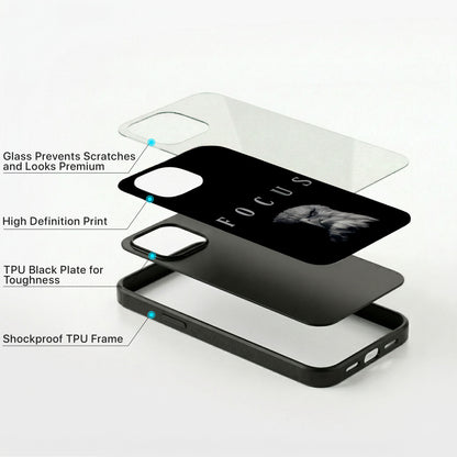 Bold Spirit Glass Case - iPhone