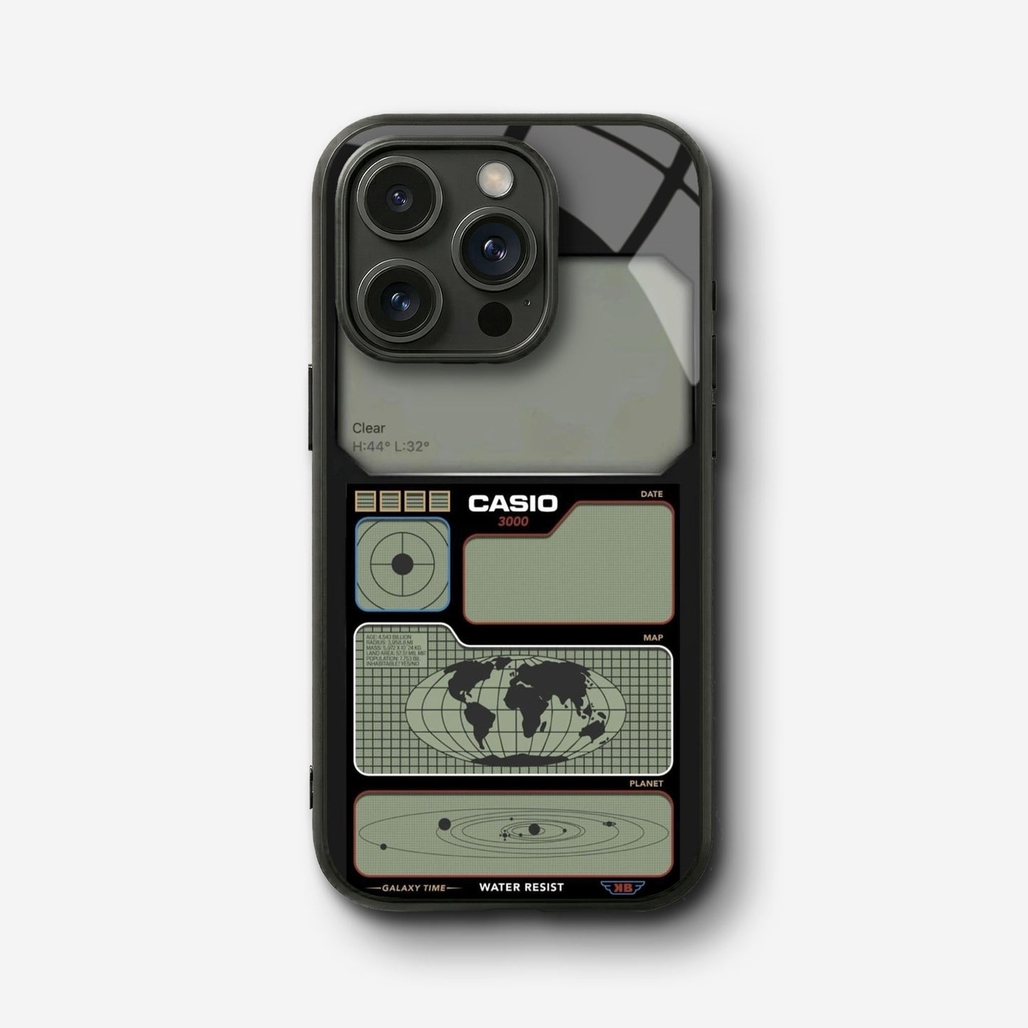 Casio Panel Glass Case - iPhone
