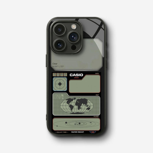 Casio Panel Glass Case - iPhone