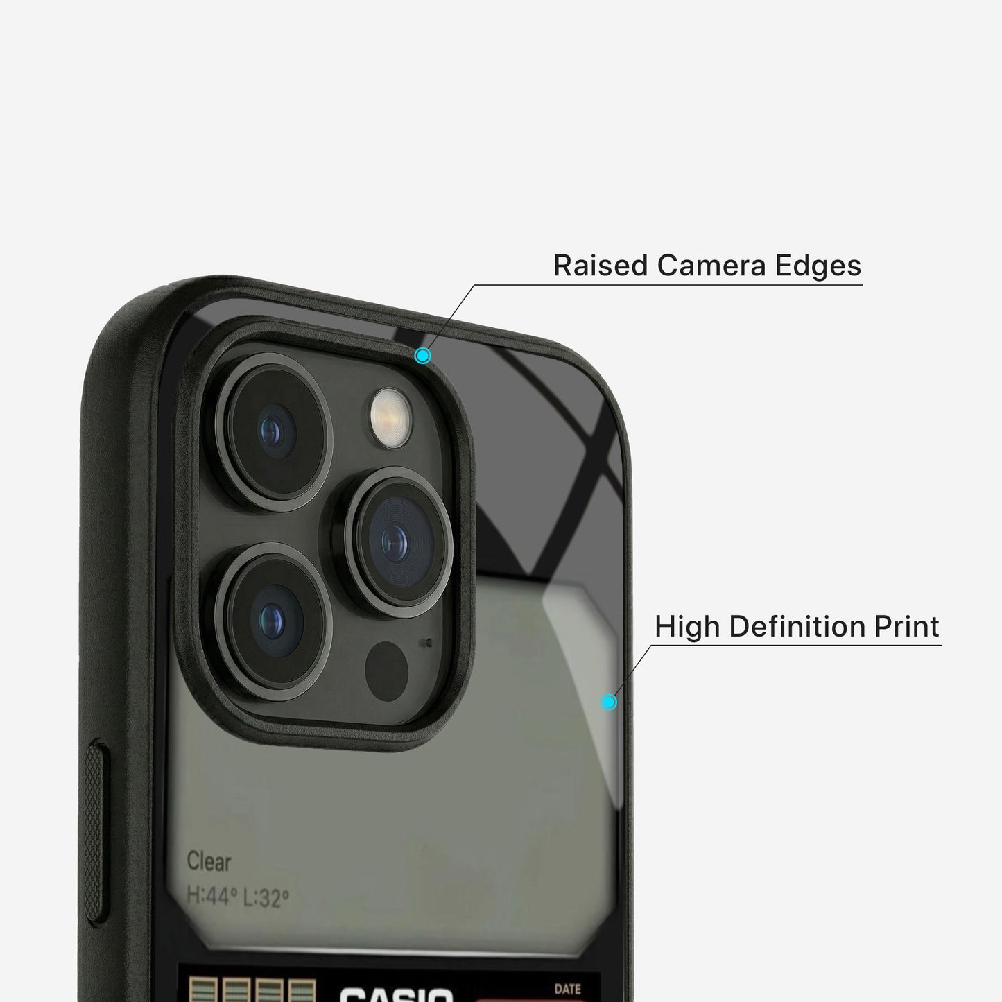 Casio Panel Glass Case - iPhone