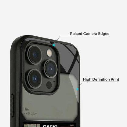 Casio Panel Glass Case - iPhone