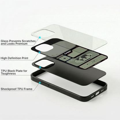 Casio Panel Glass Case - iPhone