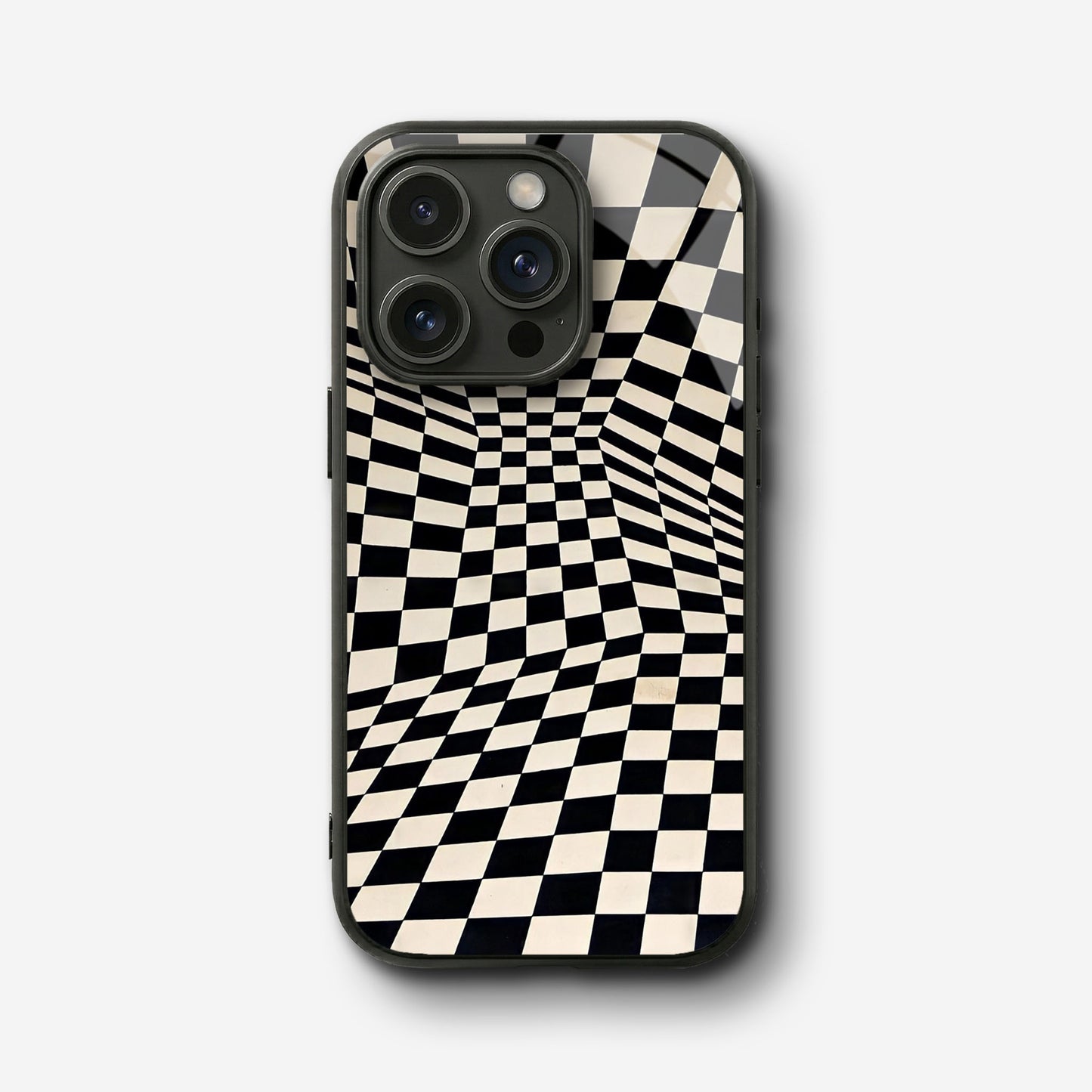 Check Flow Glass Case - iPhone