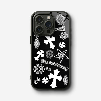 Silver Signs Glass Case - iPhone