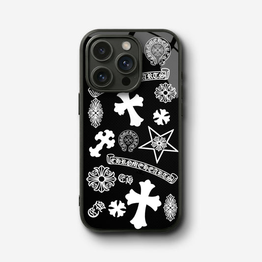 Silver Signs Glass Case - iPhone