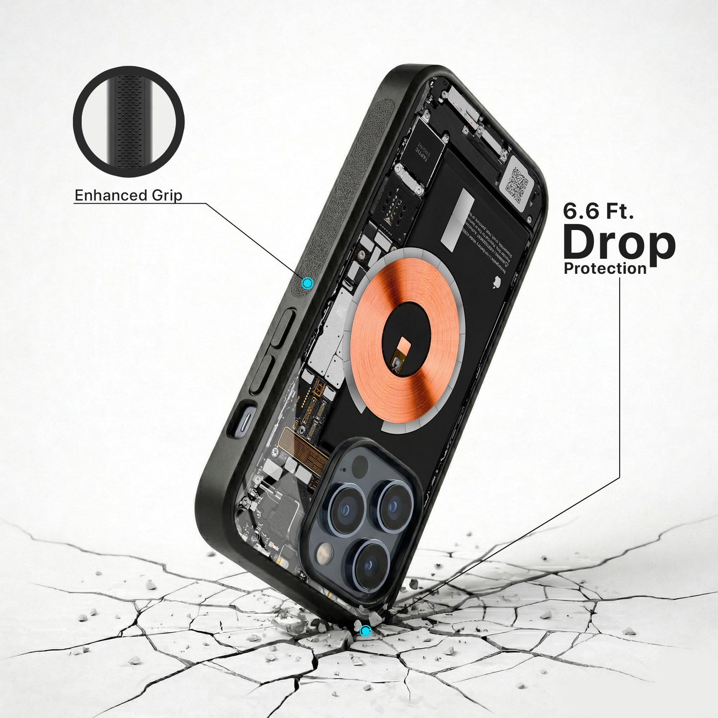 Circuit Teardown Glass Case - iPhone