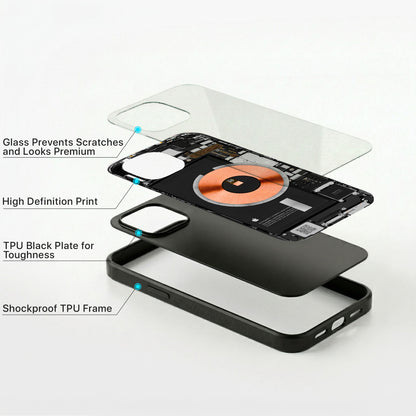 Circuit Teardown Glass Case - iPhone