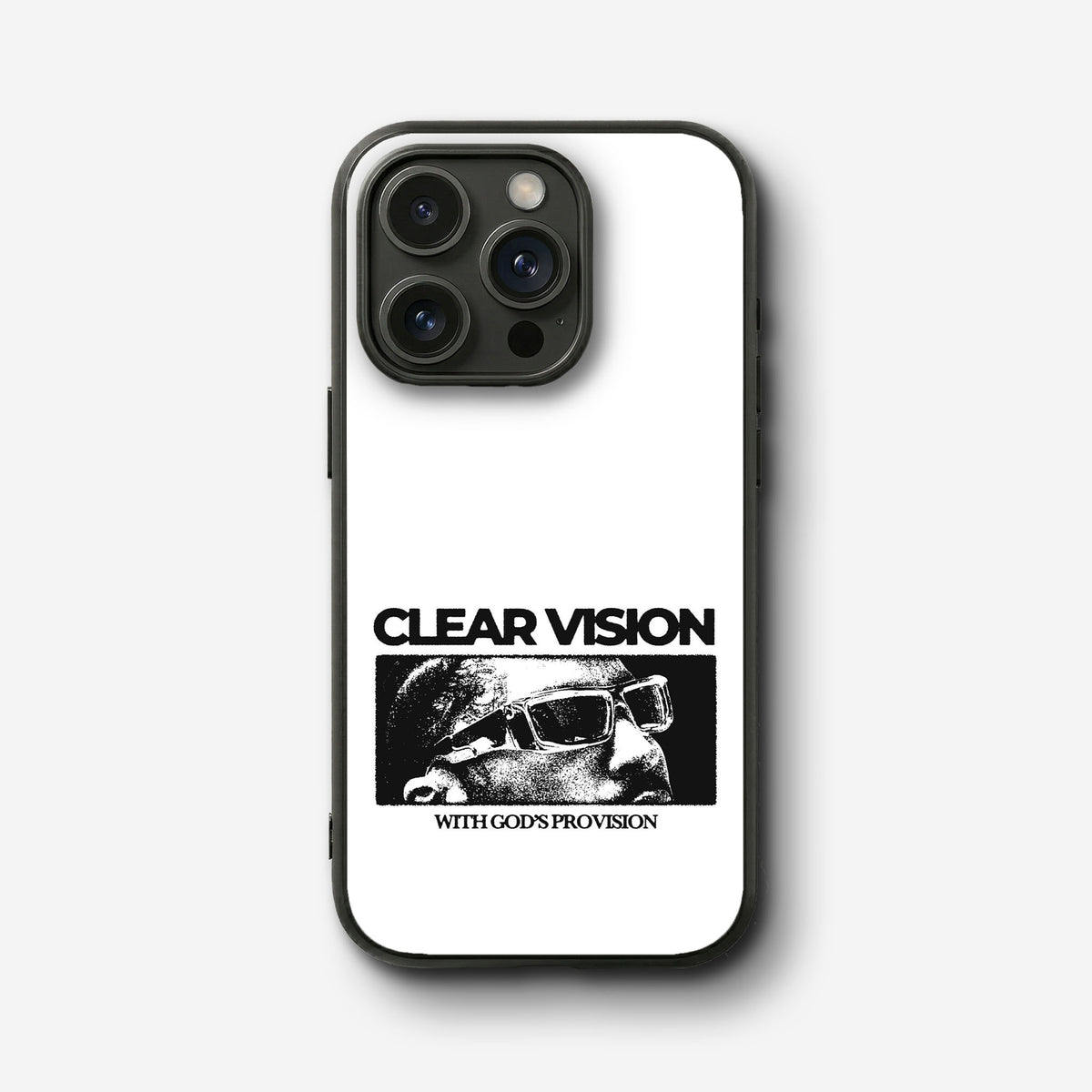 Clear Vision Glass Case - iPhone