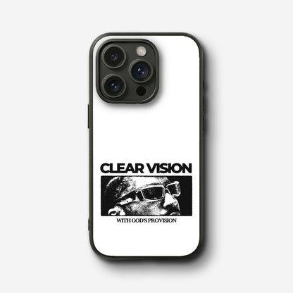 Clear Vision Glass Case - iPhone