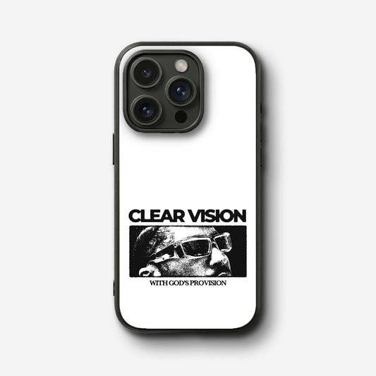 Clear Vision Glass Case - iPhone