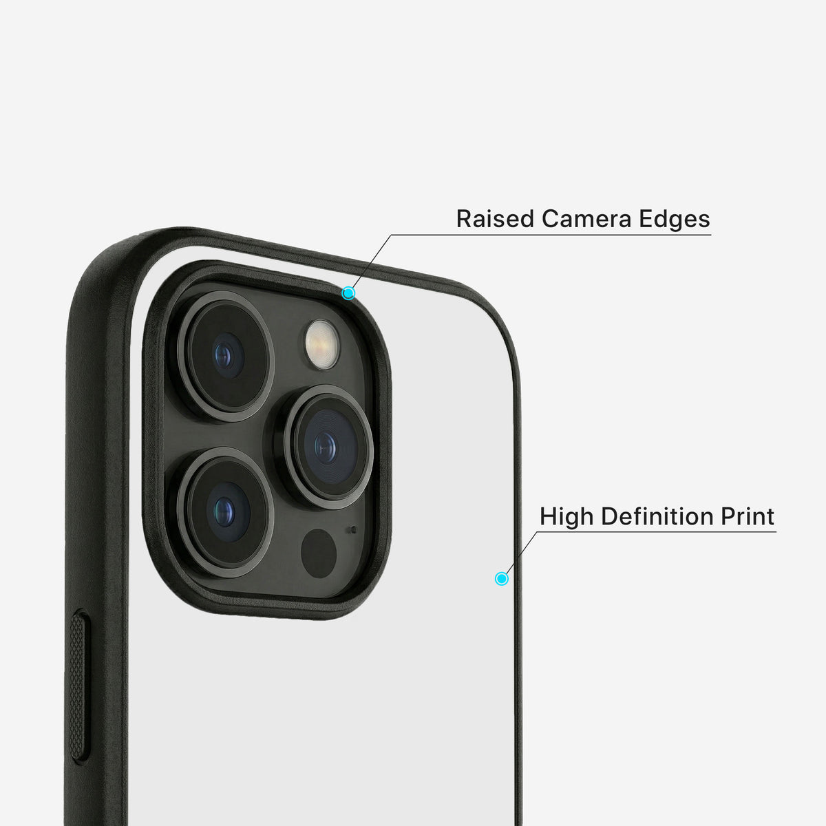 Clear Vision Glass Case - iPhone