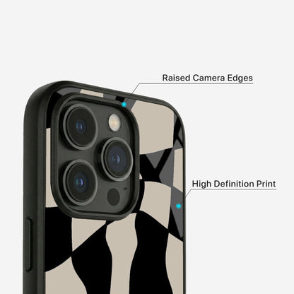 Cool Wave Glass Case - iPhone