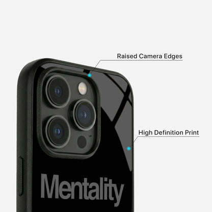 Eagle Mentality Glass Case - iPhone