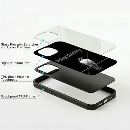 Eagle Mentality Glass Case - iPhone
