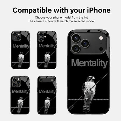Eagle Mentality Glass Case - iPhone