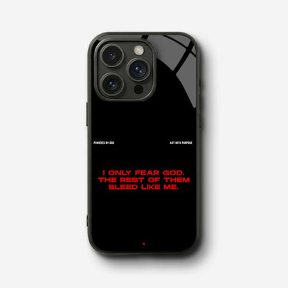 Fear None Glass Case - iPhone