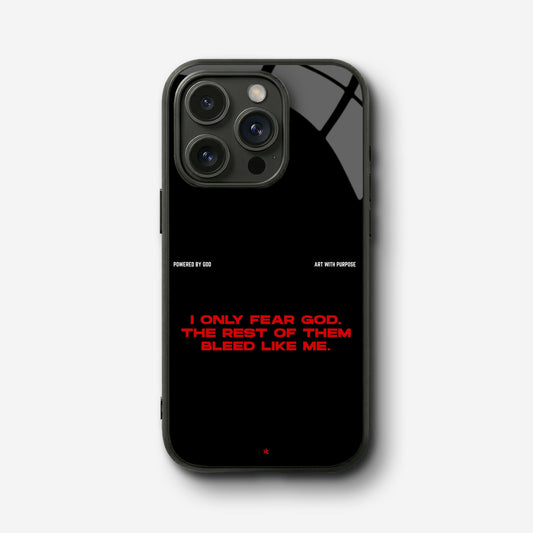 Fear None Glass Case - iPhone