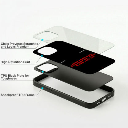 Fear None Glass Case - iPhone