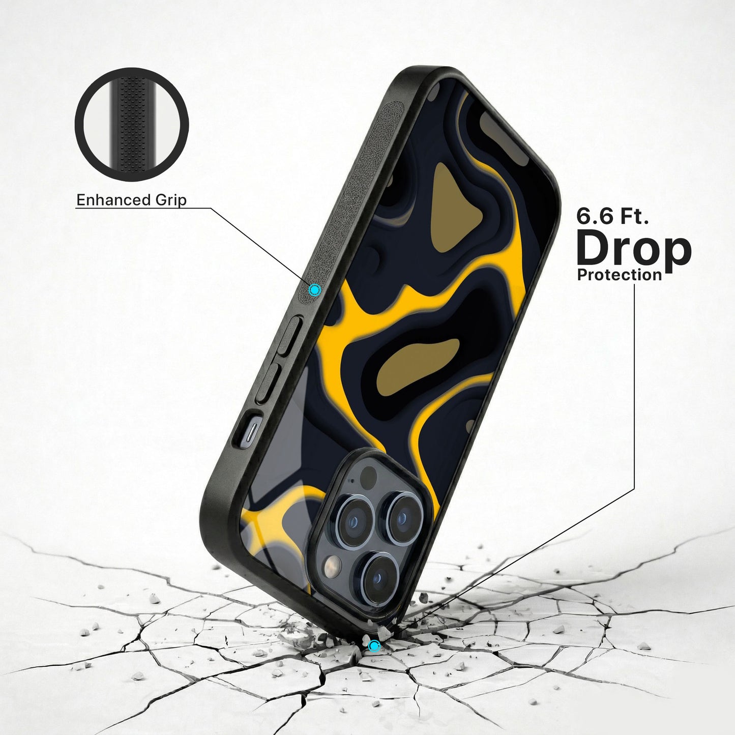 Fluid Glow Glass Case - iPhone