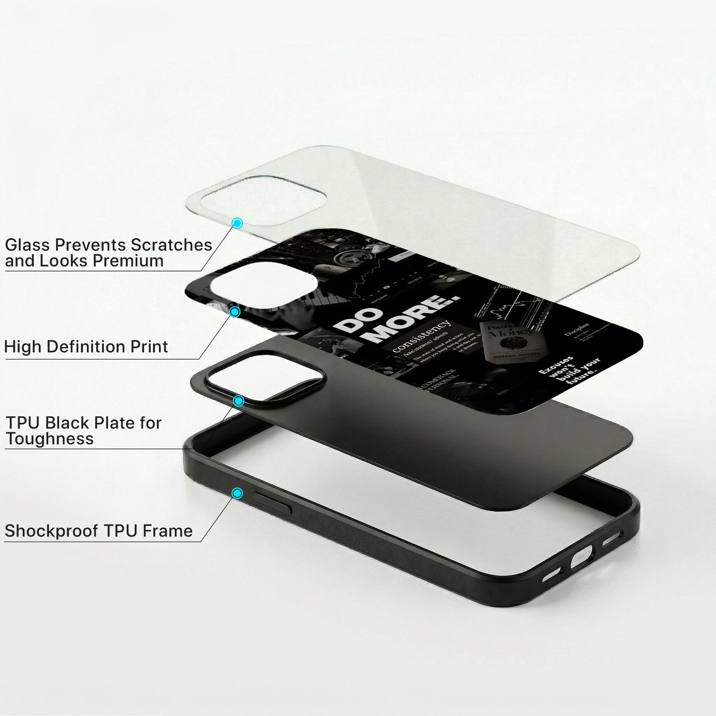 Focus Mode Glass Case - iPhone
