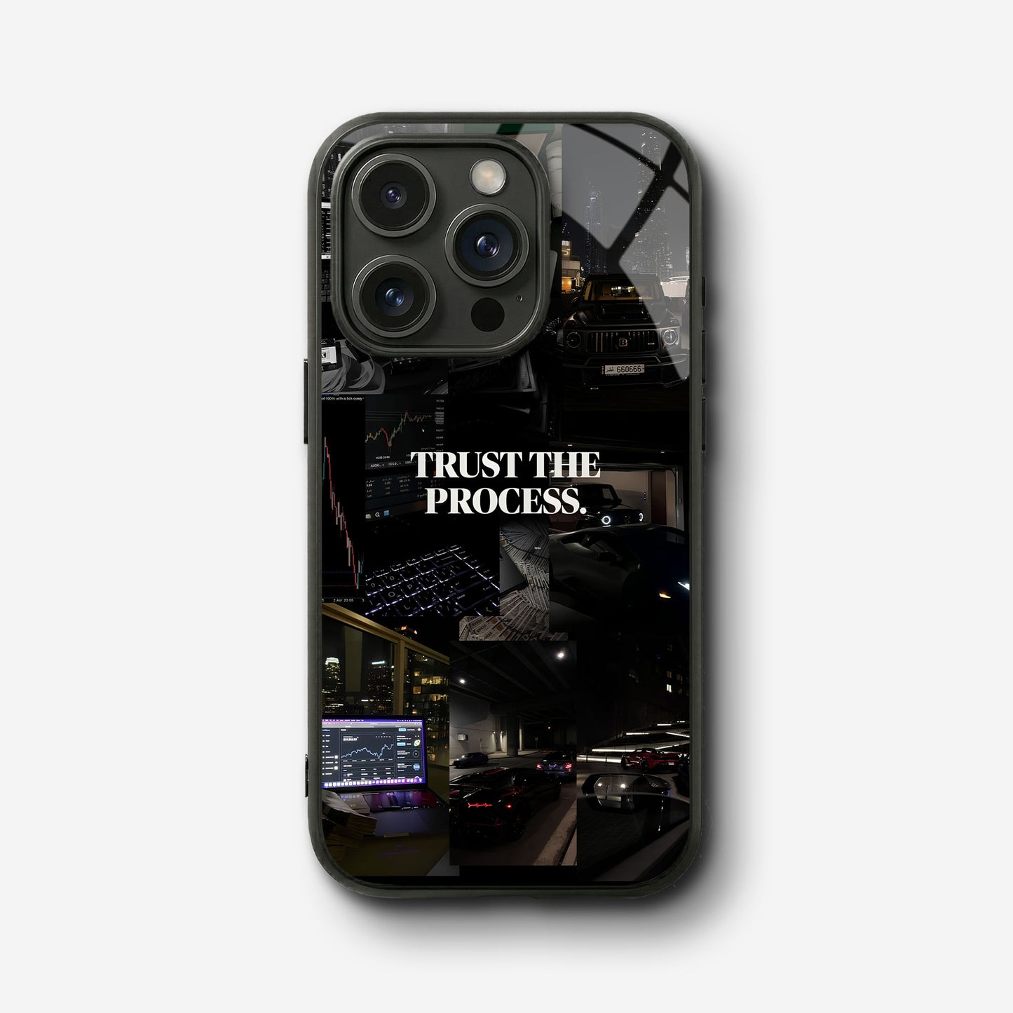 Focused Journey Glass Case - iPhone