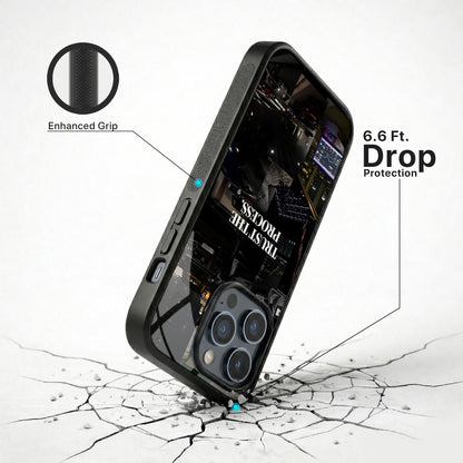 Focused Journey Glass Case - iPhone