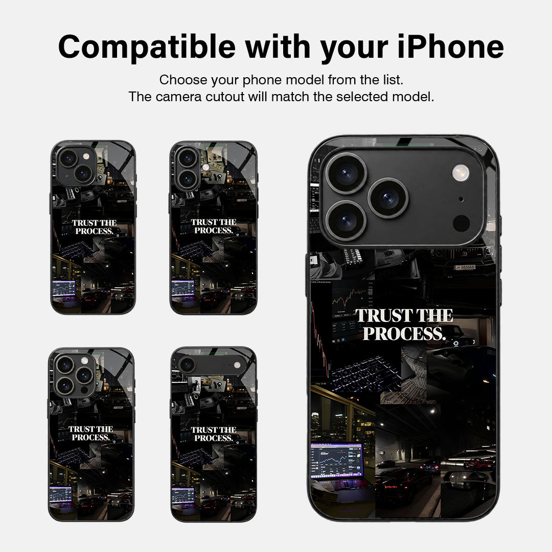 Focused Journey Glass Case - iPhone
