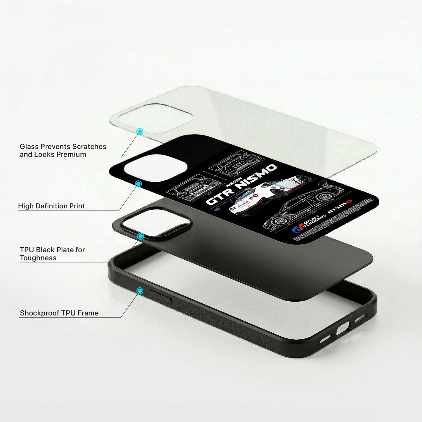 GTR Nismo Glass Case - iPhone