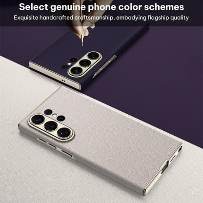 Galaxy S26 Ultra Slim Leather Case with Curved Edges