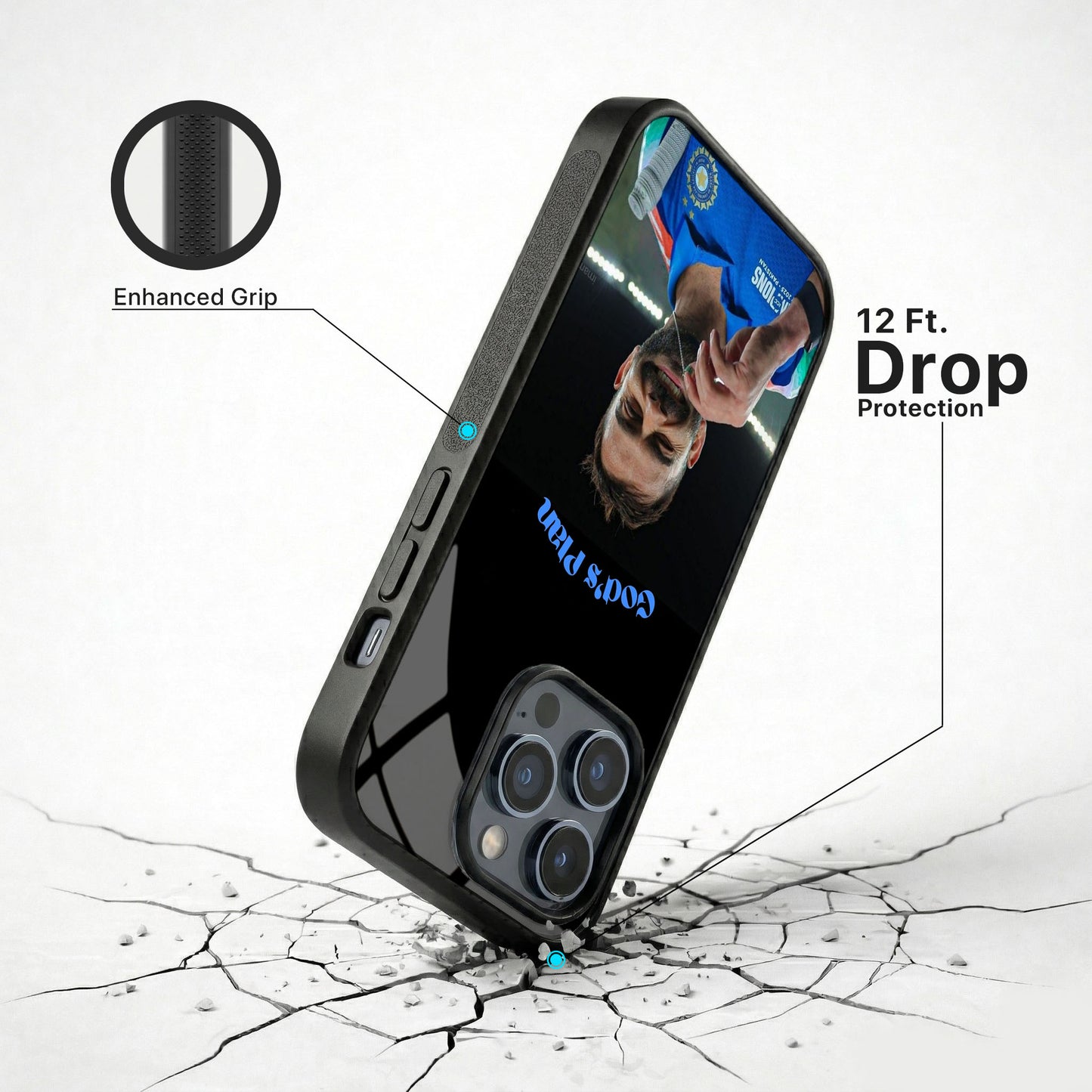 God's Plan Glass Case - iPhone
