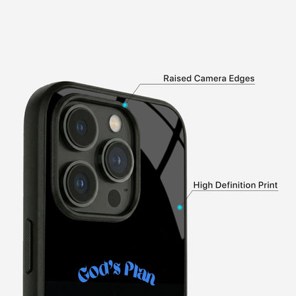God's Plan Glass Case - iPhone