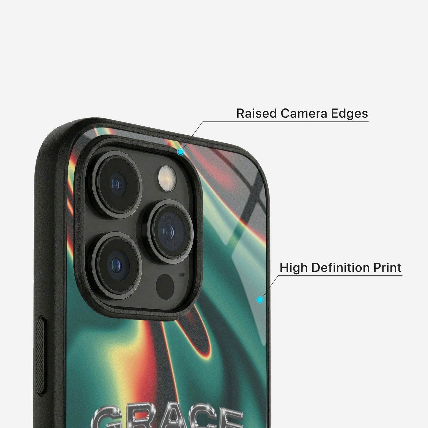 Grace Aesthetic Glass Case - iPhone