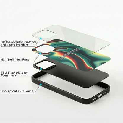 Grace Aesthetic Glass Case - iPhone