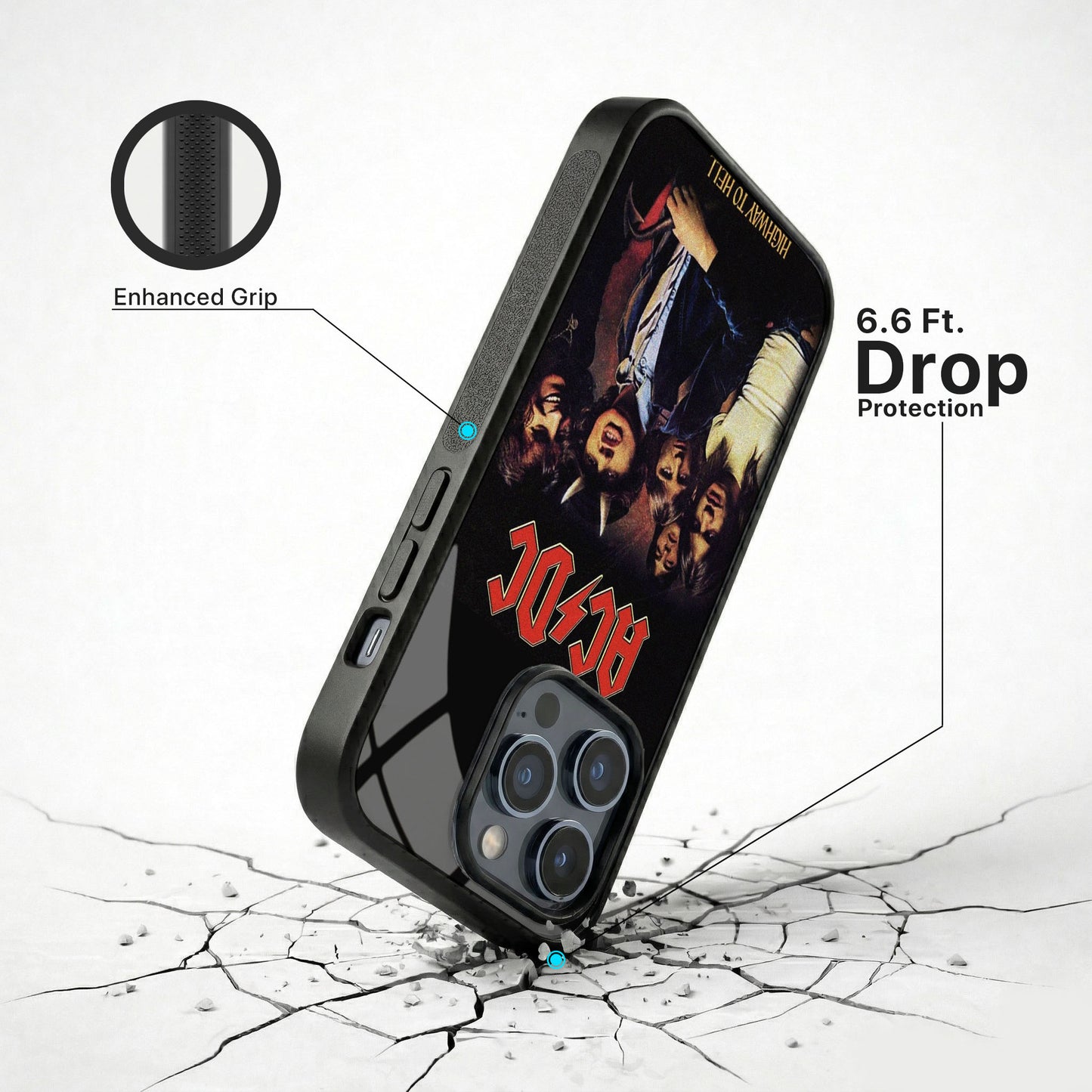 Hell Highway Glass Case - iPhone
