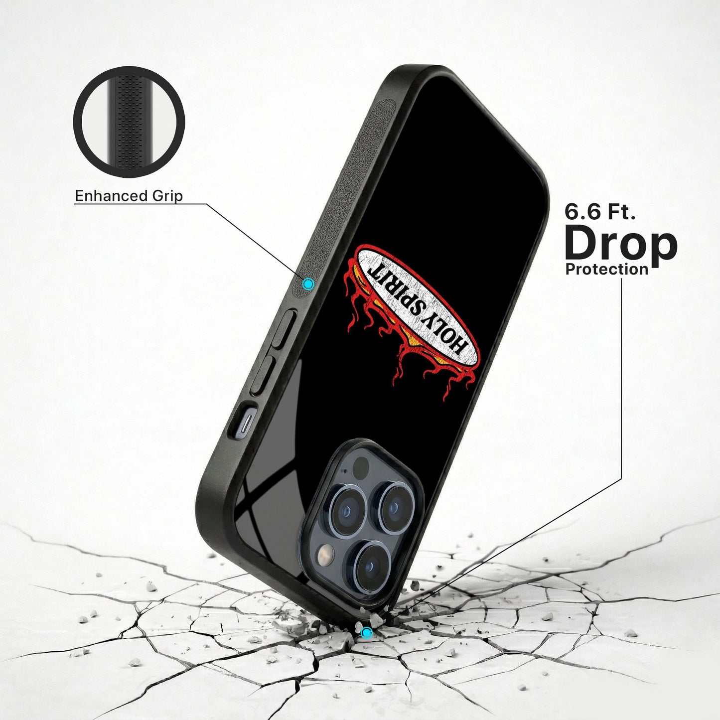 Holy Spirit Glass Case - iPhone