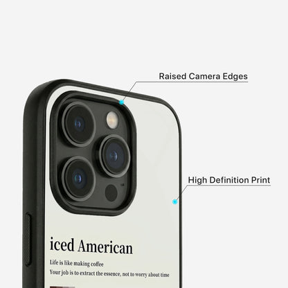 Iced American Glass Case - iPhone