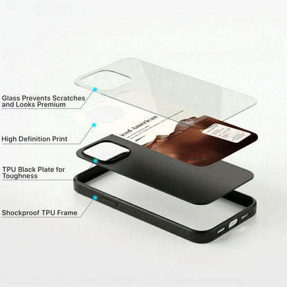 Iced American Glass Case - iPhone
