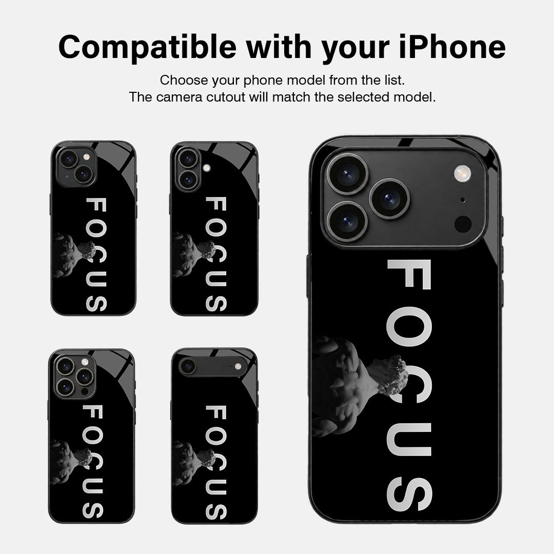 Just Focus Glass Case - iPhone