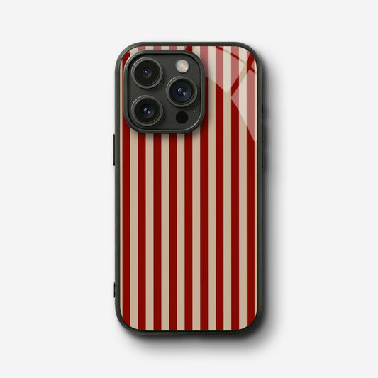 Linear Aesthetic Glass Case - iPhone