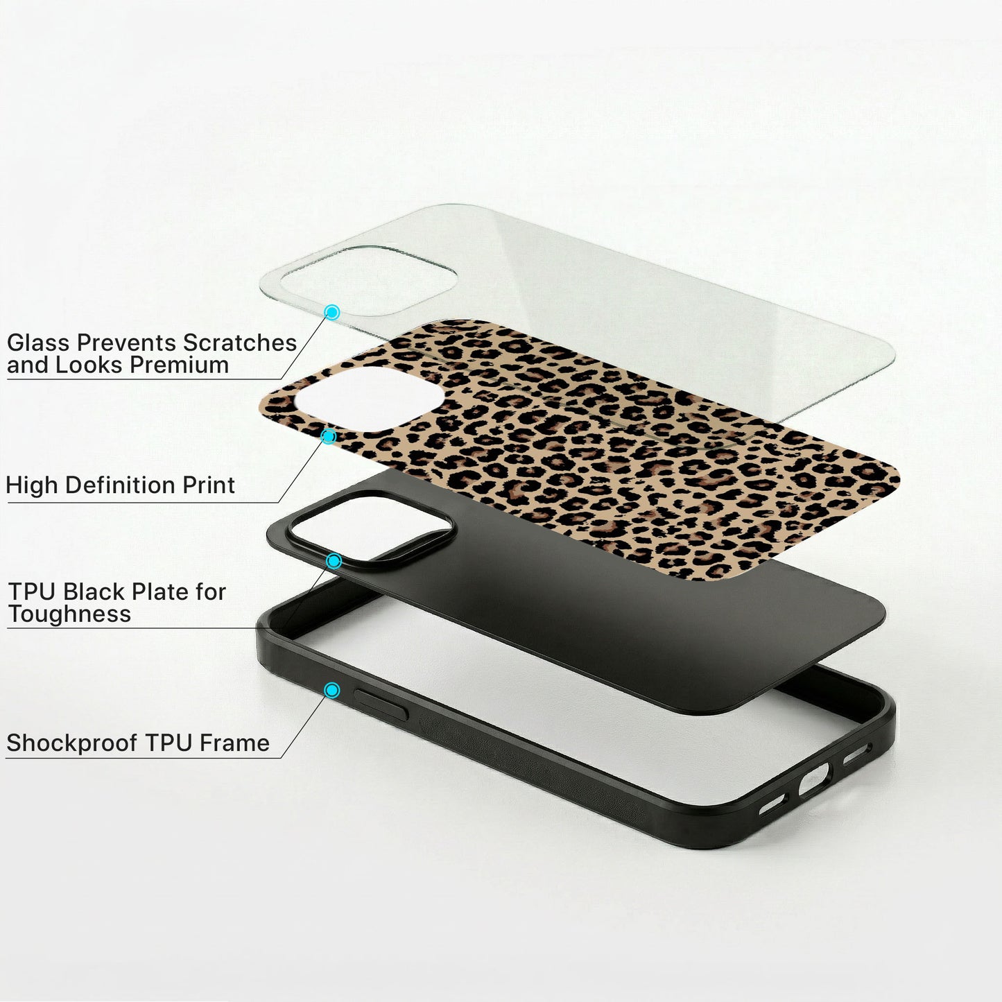 Luxe Wild Glass Case - iPhone