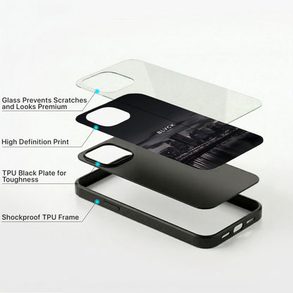 Midnight Paris Glass Case - iPhone