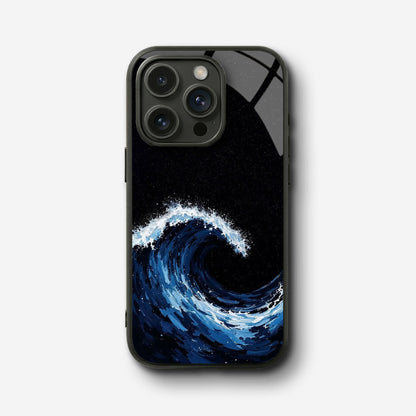 Midnight Surge Glass Case - iPhone